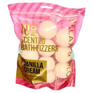 My Beauty Spot Vanilla Cream Bath Fizzers - 10 Pack